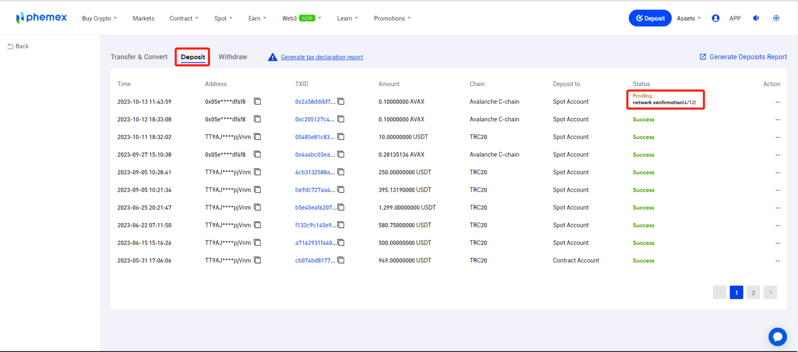 How to Open Account and Deposit into Phemex