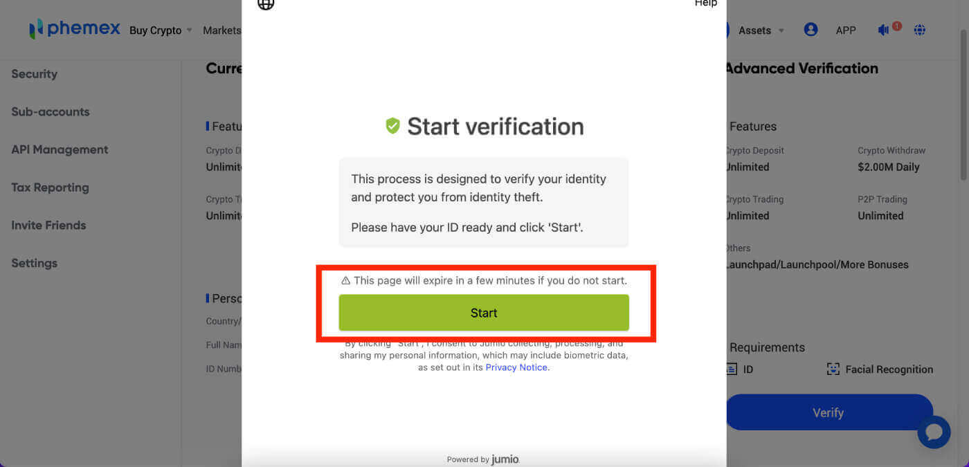 How to Register and Verify Account on Phemex