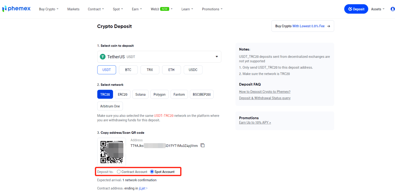 How to Sign up and Deposit to Phemex