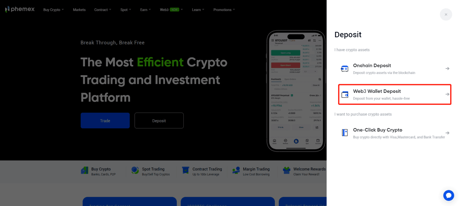 How to Trade at Phemex for Beginners