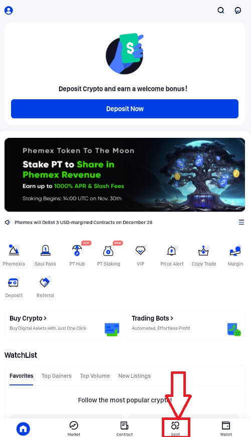 How to Trade at Phemex for Beginners